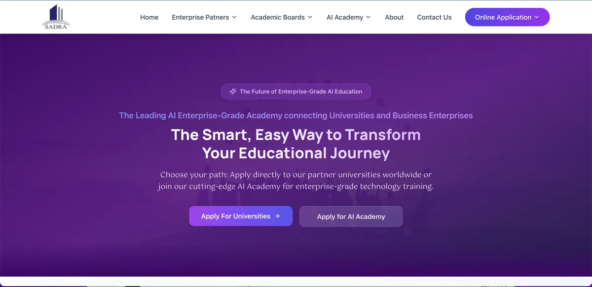 The Biasadra academy site